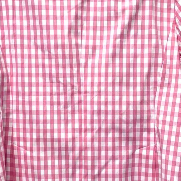 Talbots Pink Gingham Blazer Classic Notched Lapels 16WP NWOT - Picture 6 of 10